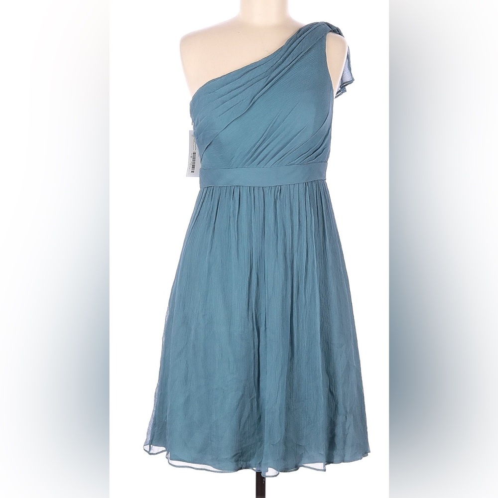 Jenny Yoo silk dress size 6-8 M Build-in Bra
